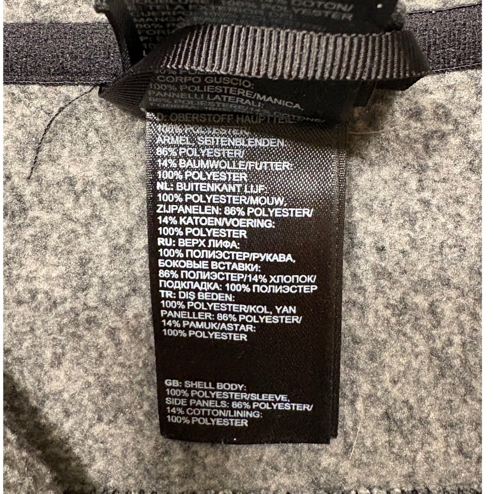 The North Face Womens Jacket Gray Black Full Zip Long Sleeve Athletic XS - Picture 6 of 11